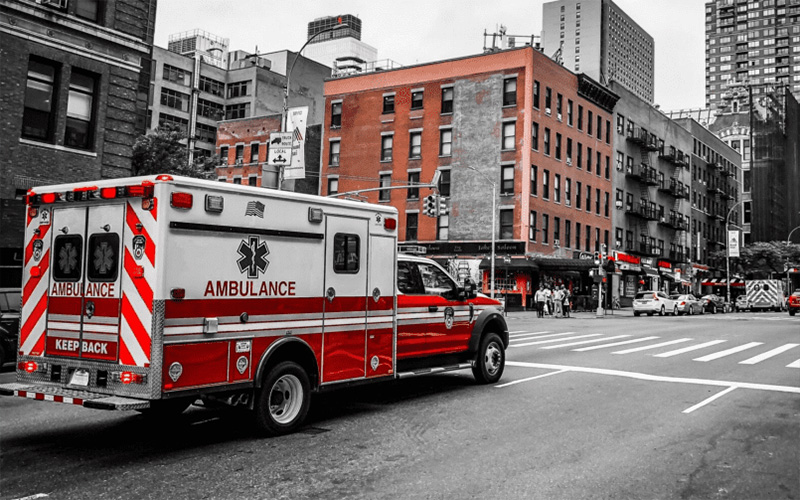 ambulance-driving-down-street