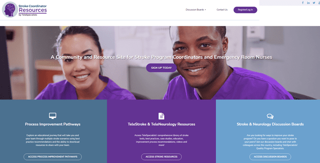 stroke coordinator resources website home page